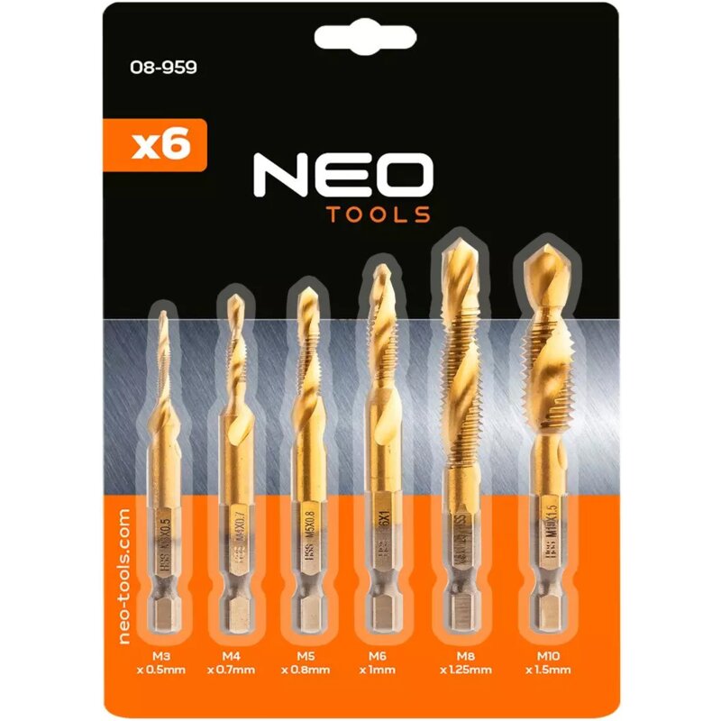Zestaw wierteł NEO TOOLS 08-959 (6 szt.)