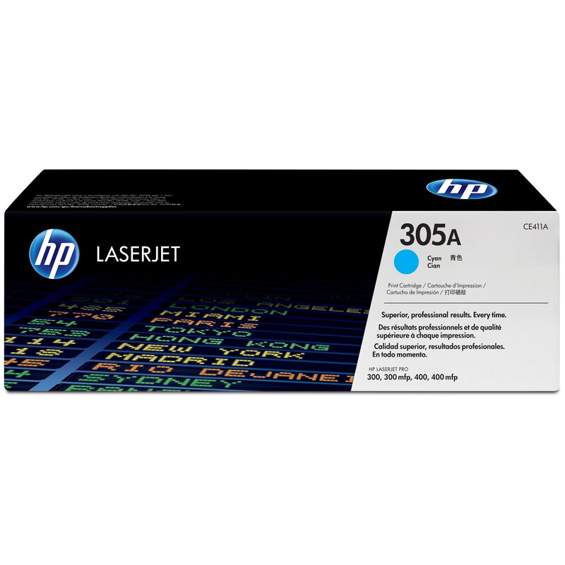 HP 305A oryginalny wkład z błękitnym tonerem LaserJet