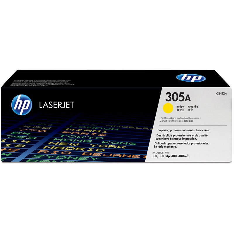 HP 305A oryginalny wkład z żółtym tonerem LaserJet