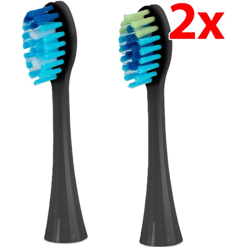 Oryginalna końcówka do szczoteczki BERDSEN Galaxy (2 szt.) Czarny (Delikatna dla zębów)