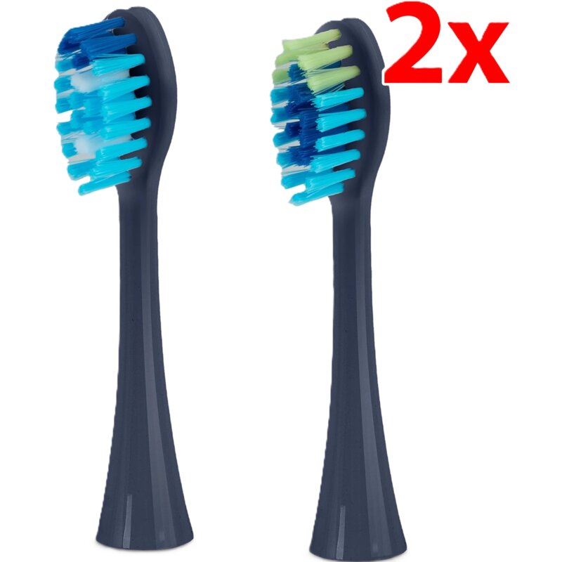 Oryginalna końcówka do szczoteczki BERDSEN Galaxy (2 szt.) Granatowy (Delikatna dla zębów)