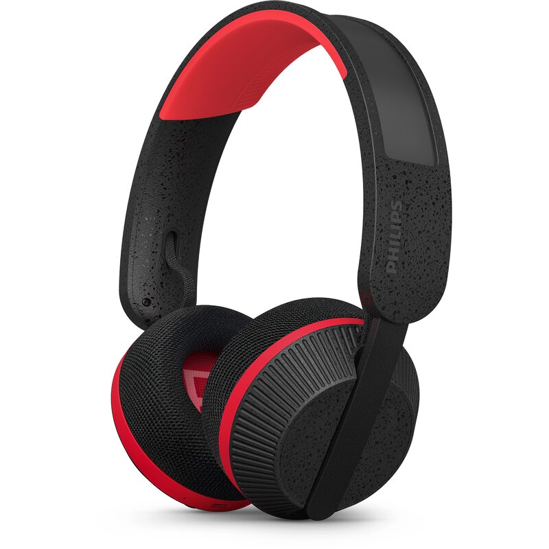 Słuchawki nauszne PHILIPS TAA6219BK/00  Czarno-czerwony