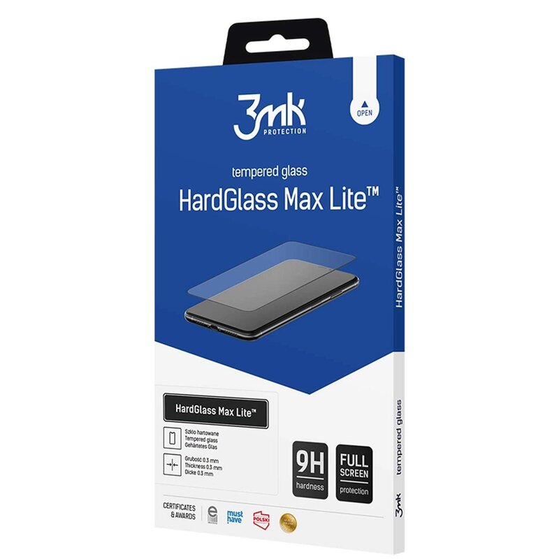 3mk HardGlass Max Lite Black do Samsung Galaxy S25 Edge