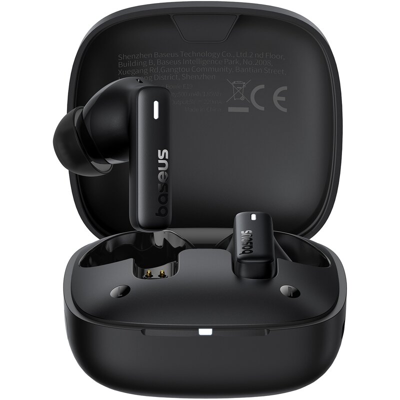 Baseus Słuchawki douszne Bluetooth 5.3 BOWIE E19 czarne