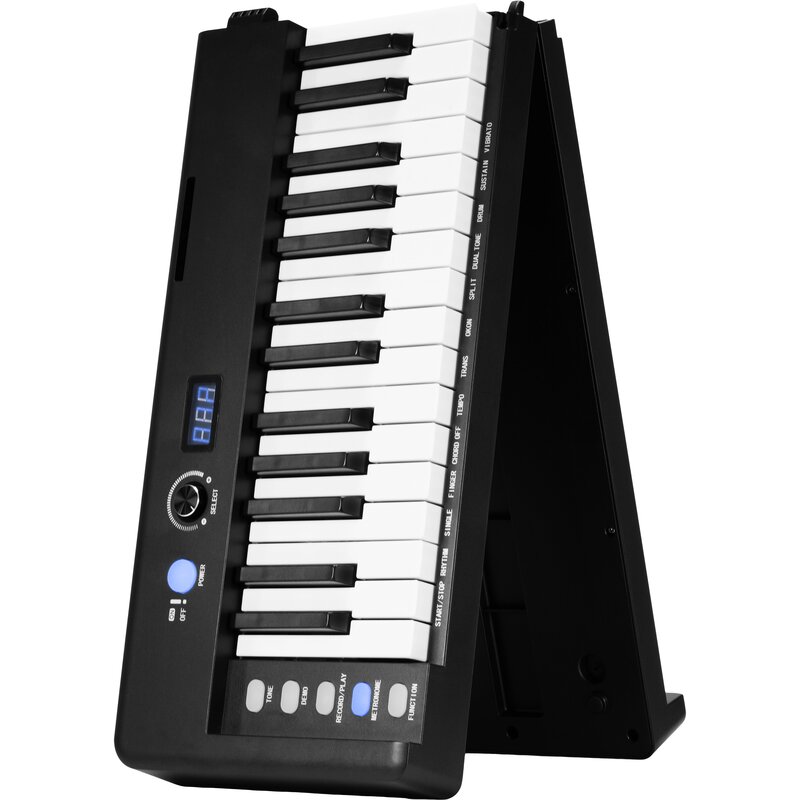Musicmate MM-P7 FoldKeys składane Czarny