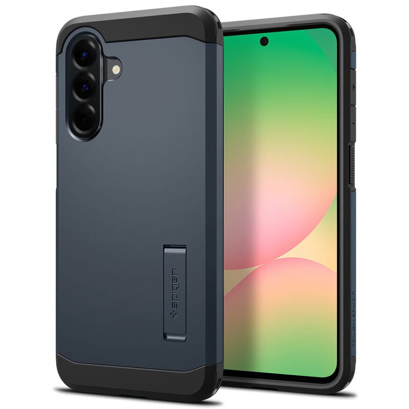 Etui SPIGEN Tough Armor do Samsung Galaxy A56 5G Niebieski metaliczny
