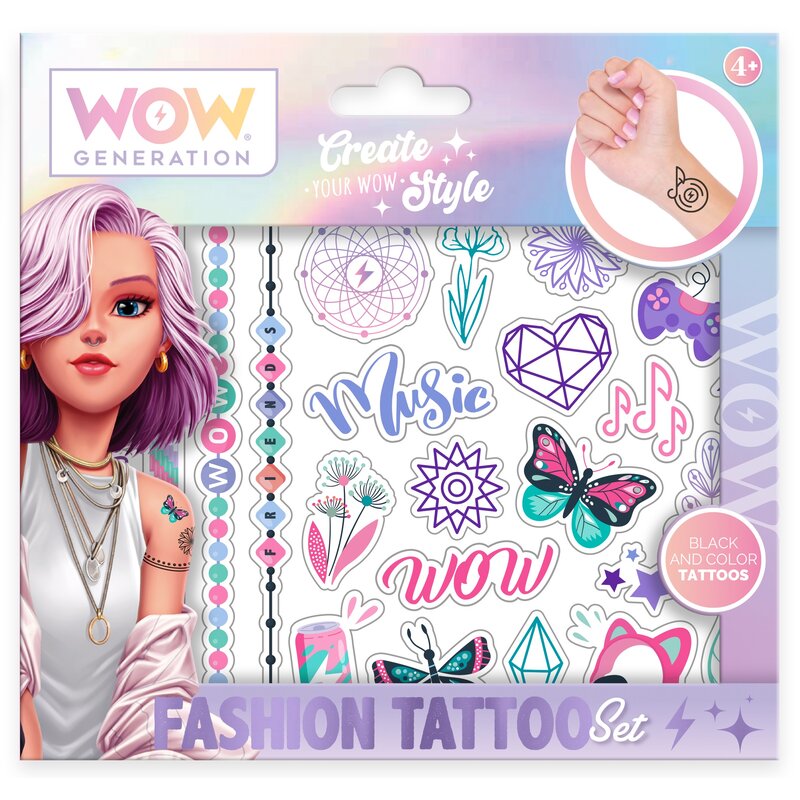 Zabawka zestaw do robienia tatuaży KIDS EUROSWAN WOW Generation WOW00114