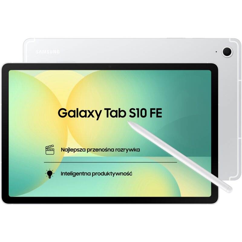 Tablet SAMSUNG Galaxy Tab S10 FE 10.9" 8/128 GB 5G Wi-Fi Srebrny + Rysik S Pen