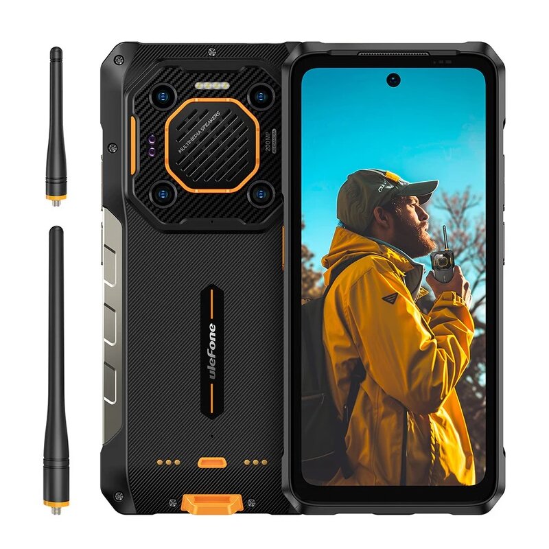 uleFone Armor 26 Ultra 5G Walkie-Talkie 5G/512GB 6,78" 200Mpix Czarny