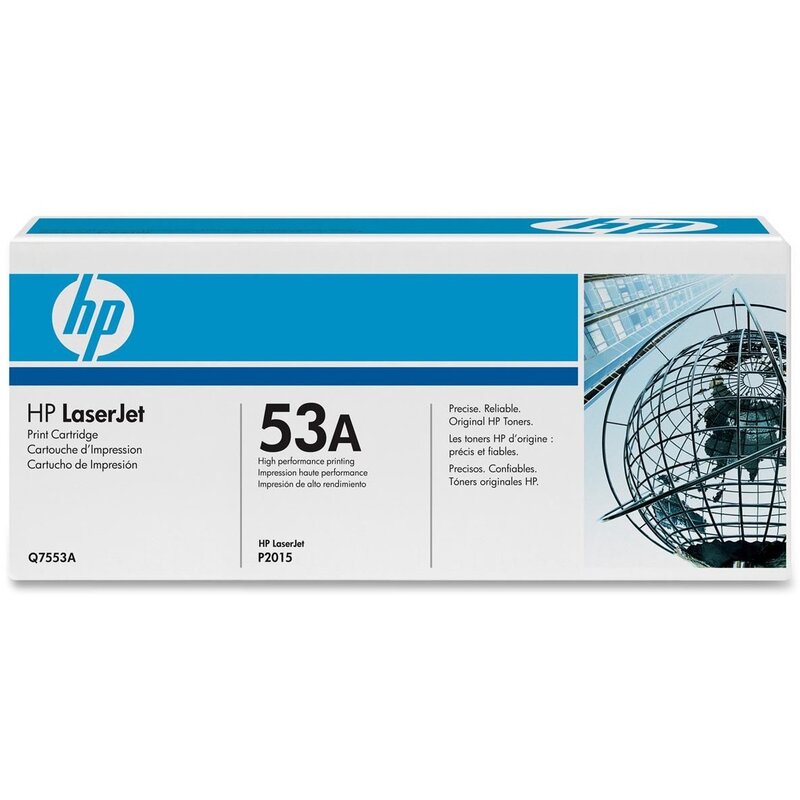 HP 53A oryginalny wkład z czarnym tonerem LaserJet