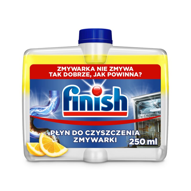 Płyn do czyszczenia zmywarek FINISH Lemon 250 ml