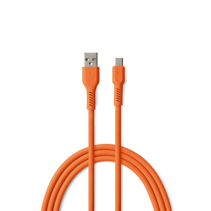 Kabel USB-A - USB-C COLORUM CK60-AC-10 1.8 m Pomarańczowy