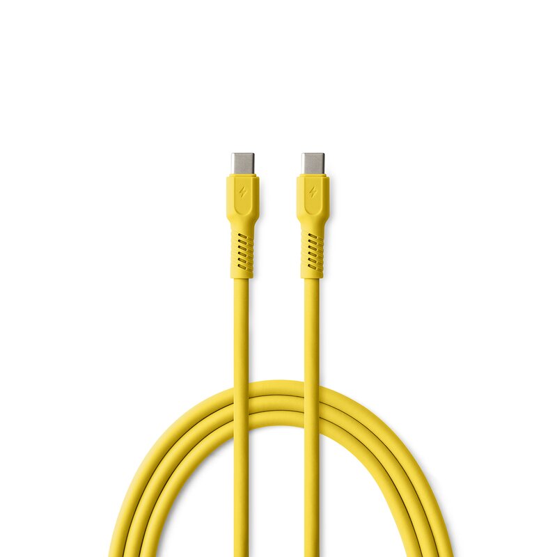 Kabel USB-C - USB-C COLORUM CK60-CC-05 1.8 m Żółty