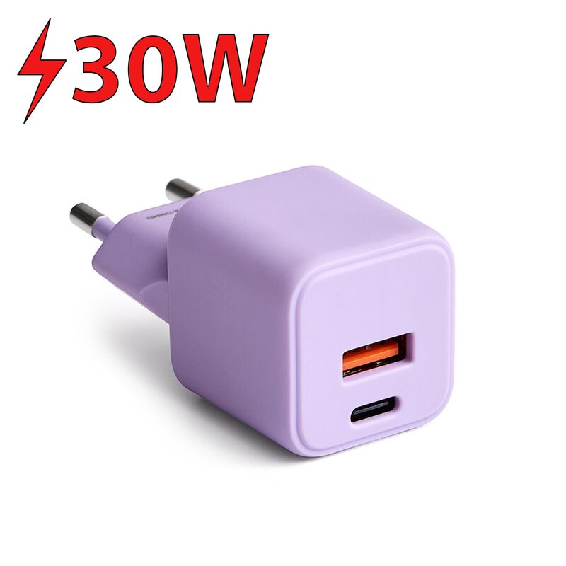 Ładowarka sieciowa COLORUM CLS30-AC-09 30W Lawendowy