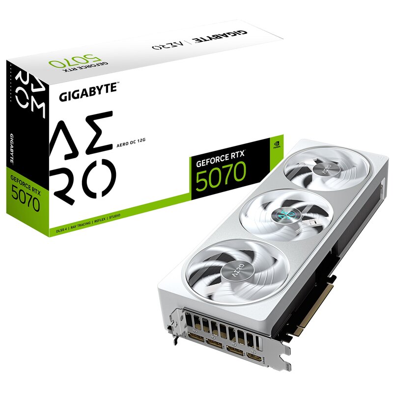 Karta graficzna GIGABYTE GeForce RTX 5070 Aero OC 12GB DLSS 4.5