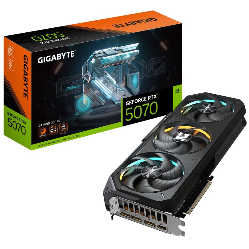 Karta graficzna GIGABYTE GeForce RTX 5070 Gaming OC 12GB DLSS 4.5