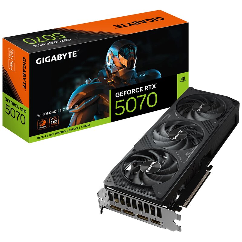 Karta graficzna GIGABYTE GeForce RTX 5070 Windforce OC SFF 12GB DLSS 4.5