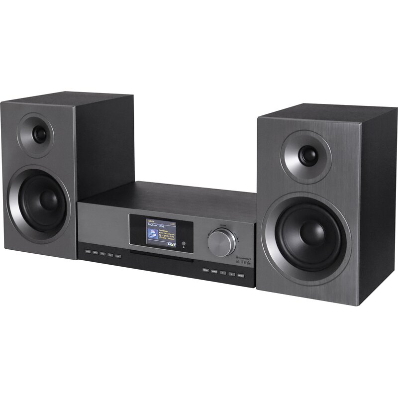 Wieża SOUNDMASTER Elite ICD5000SW Bluetooth, Wi-Fi, Tuner FM, DAB+, Budzik, Wyjście słuchawkowe Czarny