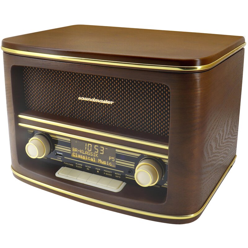 Soundmaster NR961 Radio FM DAB+ Bluetooth Brązowy