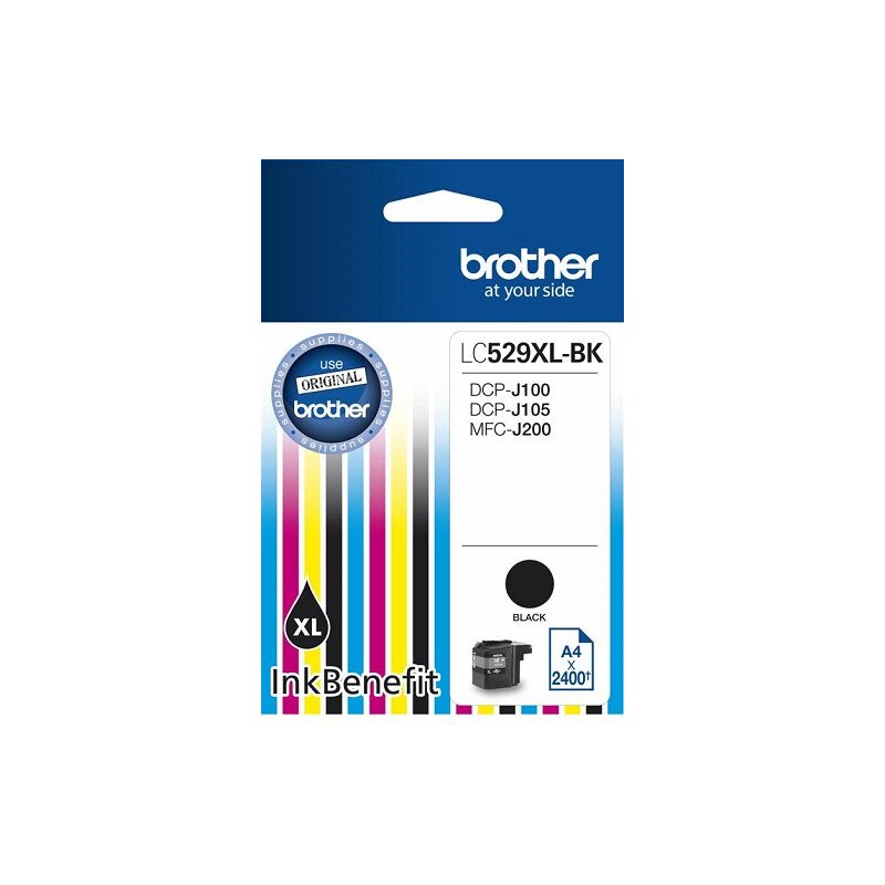 Brother LC-529XLBK Czarny 44,1 ml
