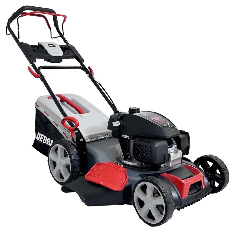 Kosiarka spalinowa DEDRA DED8726-51H z napędem, 51 cm, 201 cm3, 4.2 kW, mulczowanie, kosz 60L, silnik Honda