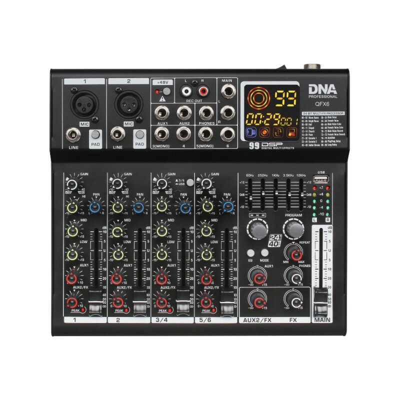 Mikser audio DNA QFX6