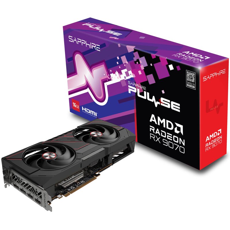 Karta graficzna SAPPHIRE Pulse Radeon RX 9070 Gaming 16GB