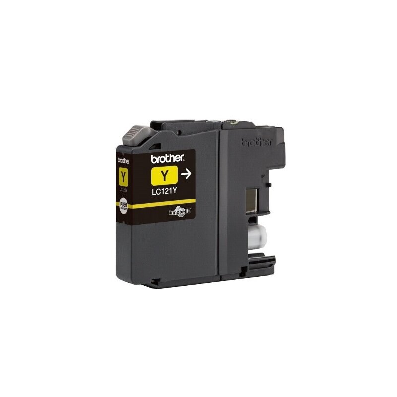 Tusz BROTHER Żółty 3.67 ml LC-121Y