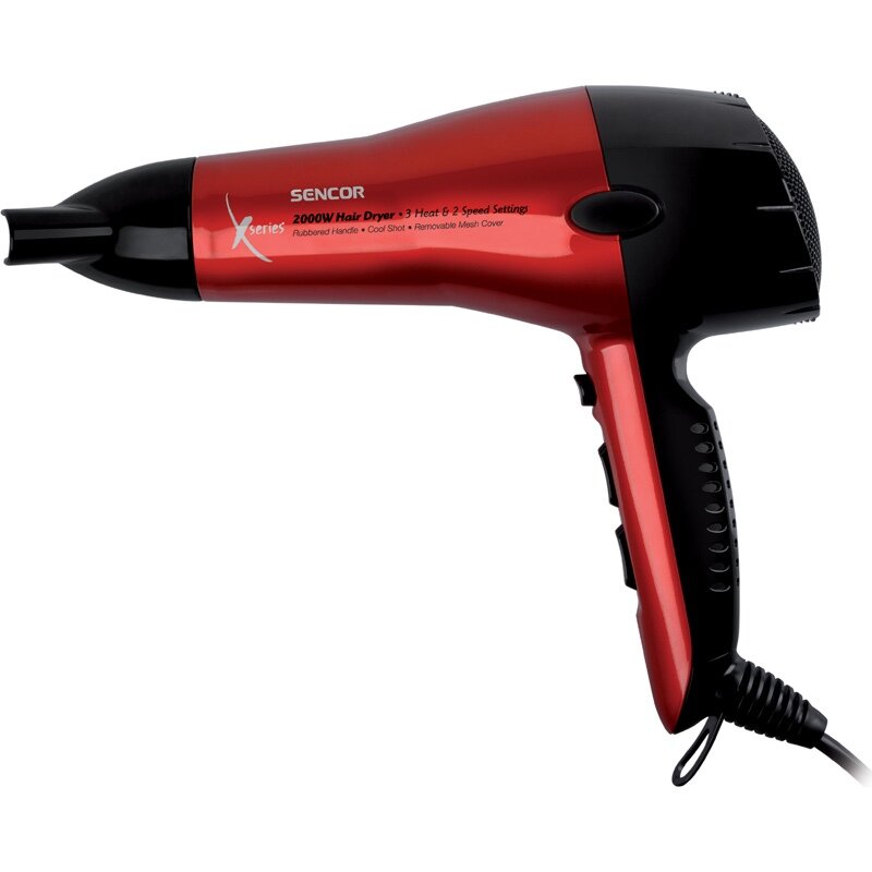 Suszarka SENCOR SHD Czerwono-czarny 2000W