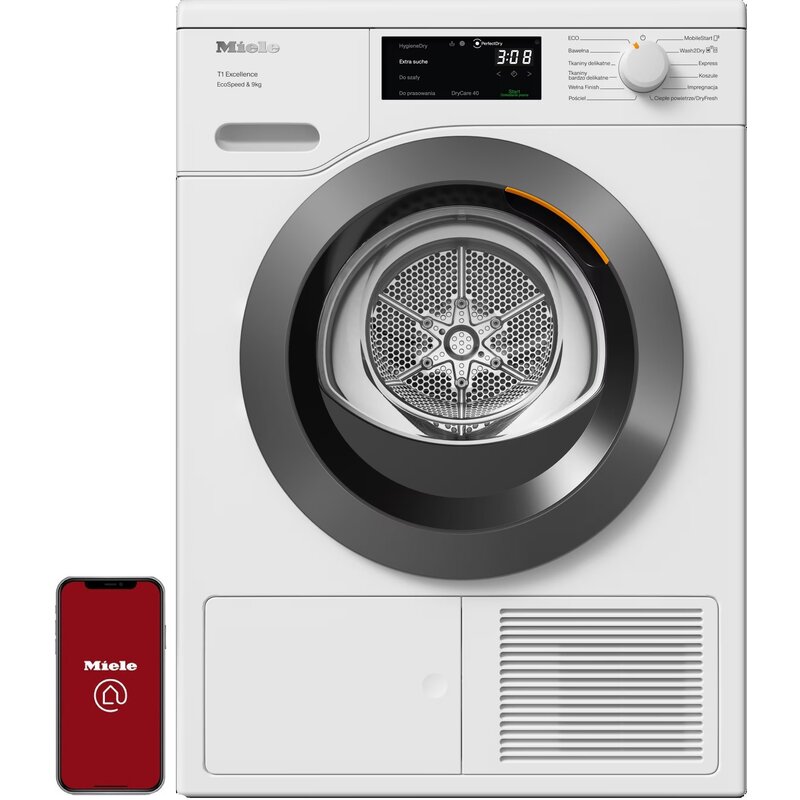 Miele TED645WP Funkcje AI 63,6cm 9kg Zdalne sterowanie