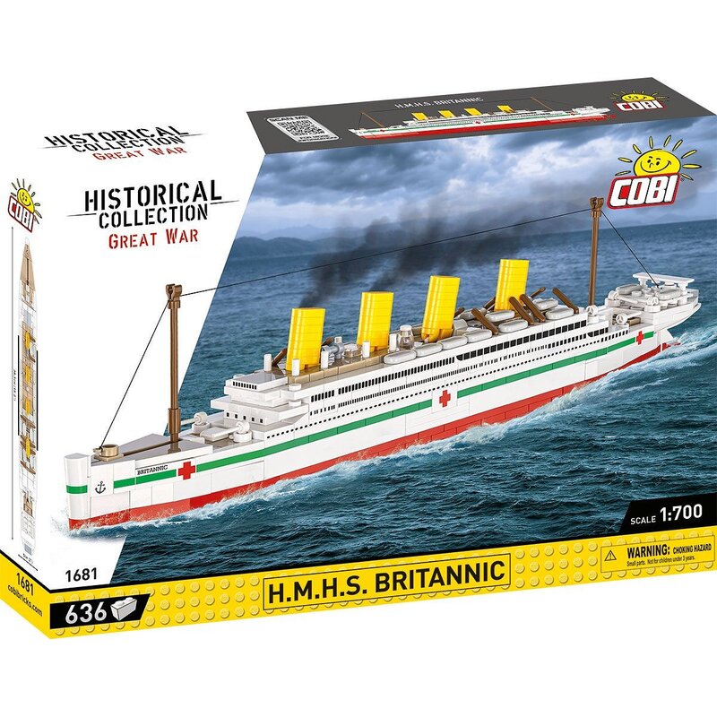 Klocki plastikowe COBI Historical Collection Great War H.M.H.S. Britannic COBI-1681