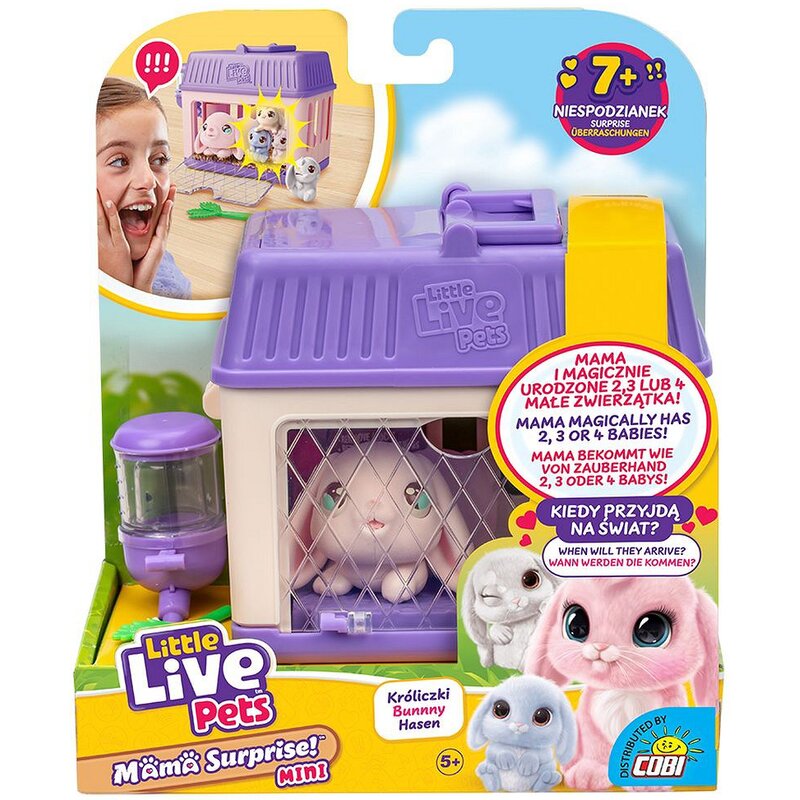 Zabawka COBI Little Live Pets Mama Surprise Mini królik MO-26625