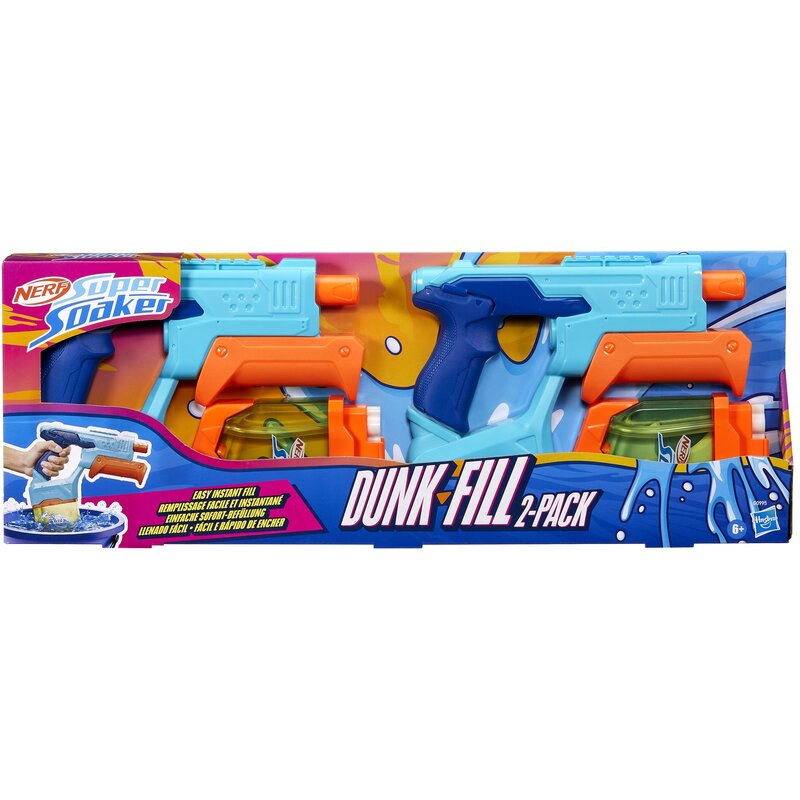 Wyrzutnia NERF Super Soaker Dunk-Fill 2-Pak G09955L0