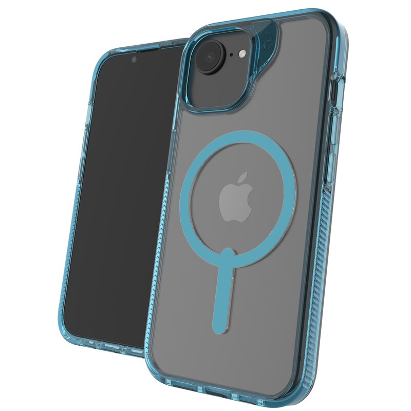 Etui ZAGG Santa Cruz Snap MagSafe do Apple iPhone 13/14/15/16e/17e Niebieski