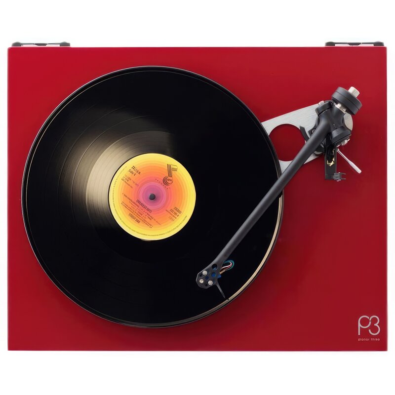 Gramofon REGA Planar 3 Wkładka Rega Nd3 Czerwony