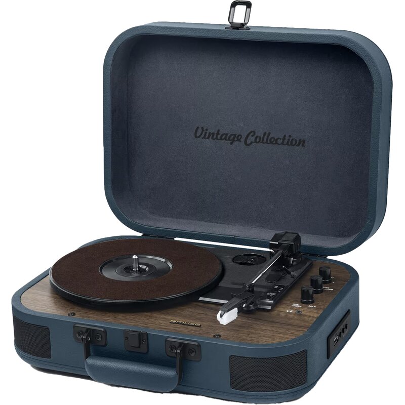 Gramofon MUSE MT-201 OB Niebieski Manualny, Bluetooth, USB, Wbudowane głośniki