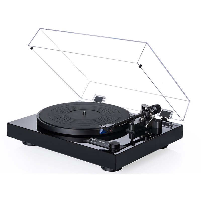 Gramofon DUAL CS 618Q Czarny połysk, Automatyczny,Napęd bezpośredni,PrędkośĆ odtw. 33,45,78 obr./min,Przedwzmacniacz