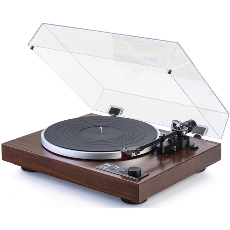 Gramofon DUAL CS 529 BT Orzech, Automatyczny, Napęd paskowy,PrędkośĆ odtw. 33,45,78 obr./min,Bluetooth