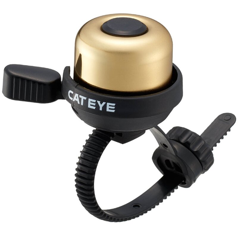 Dzwonek rowerowy CATEYE PB-1000P Czarno-złoty