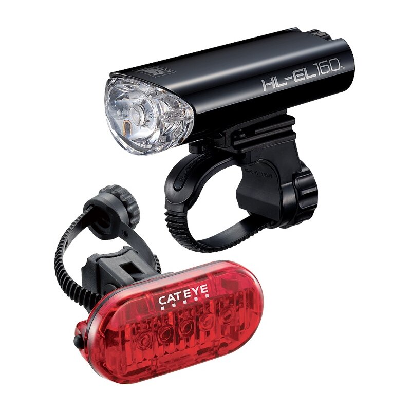 Zestaw lampek rowerowych CATEYE HL-EL160 + TL-LD155 Omni 5