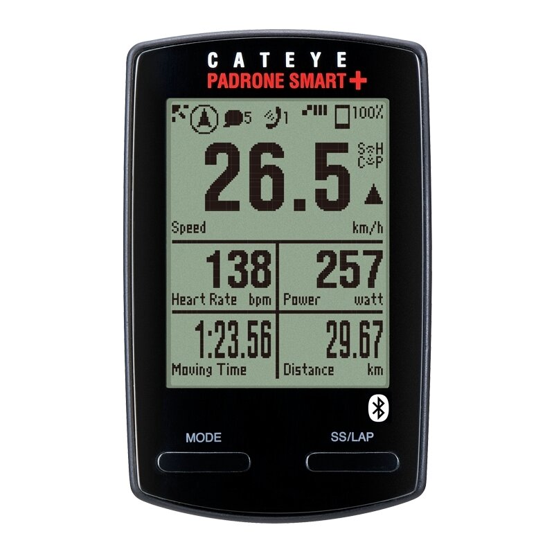 Licznik rowerowy CATEYE Padrone Smart+ CC-SC100B + ISC-12 + HR-12