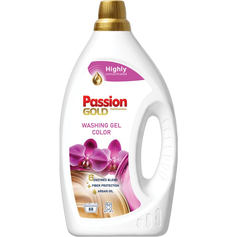 Żel do prania PASSION GOLD Professional Color 3520 ml do kolorowych tkanin