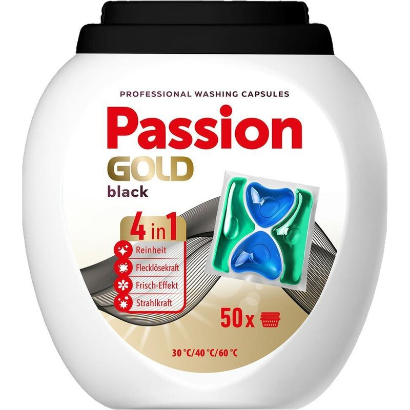 Kapsułki do prania PASSION GOLD Professional Black - 50 szt.