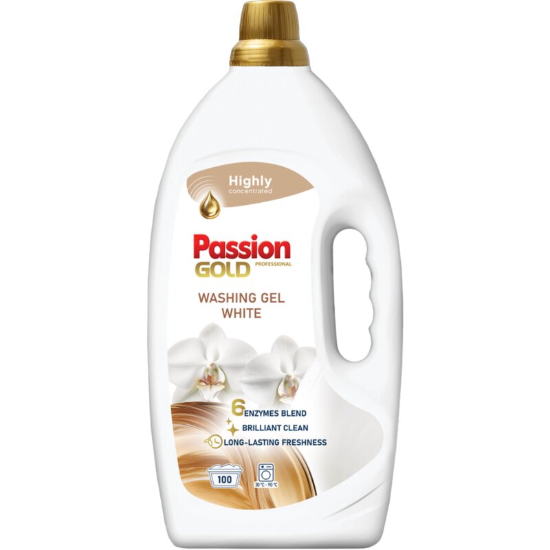 Żel do prania PASSION GOLD Professional White 4000 ml do białych tkanin