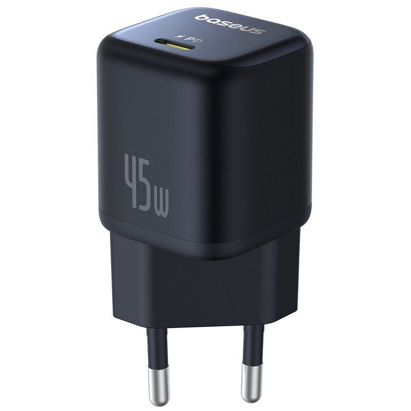 Ładowarka sieciowa BASEUS PicoGo Gan Fast Charger 45W Czarny