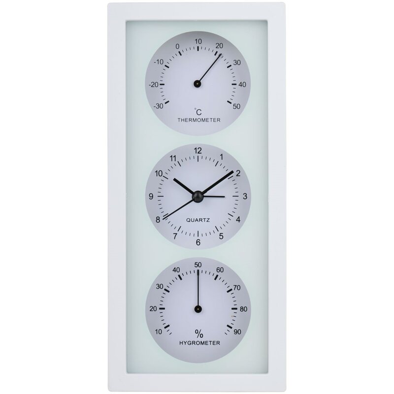 Budzik ARTICASA 26 cm Biały