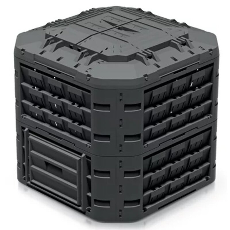 Kompostownik PROSPERPLAST Compogreen Vario IKST650C 650L Czarny