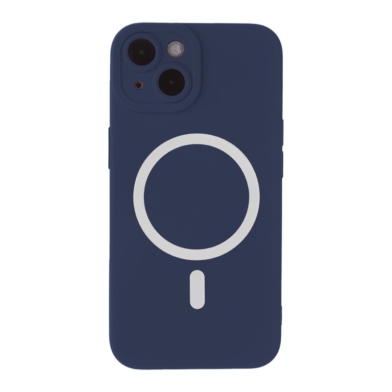 Etui TECTO SHIELD Silicon Soft Mag do Apple iPhone 14 Ciemnoniebieski