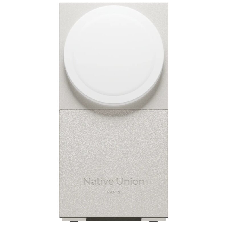 Ładowarka indukcyjna NATIVE UNION Rise 2w1 15W Piaskowy Qi2 MagSafe