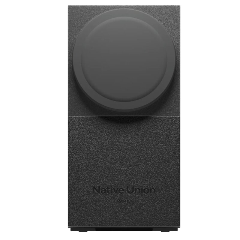 Native Union Rise 2-in-1 Qi2 wireless charger black